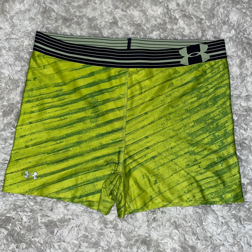 UA Green Compression Shorts